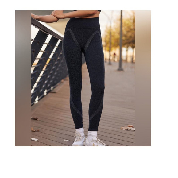 Free People | Fp Movement Sparkle Lurex Athletic Workout Leggings High Waist